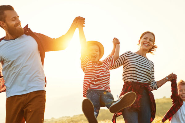 family holding hands