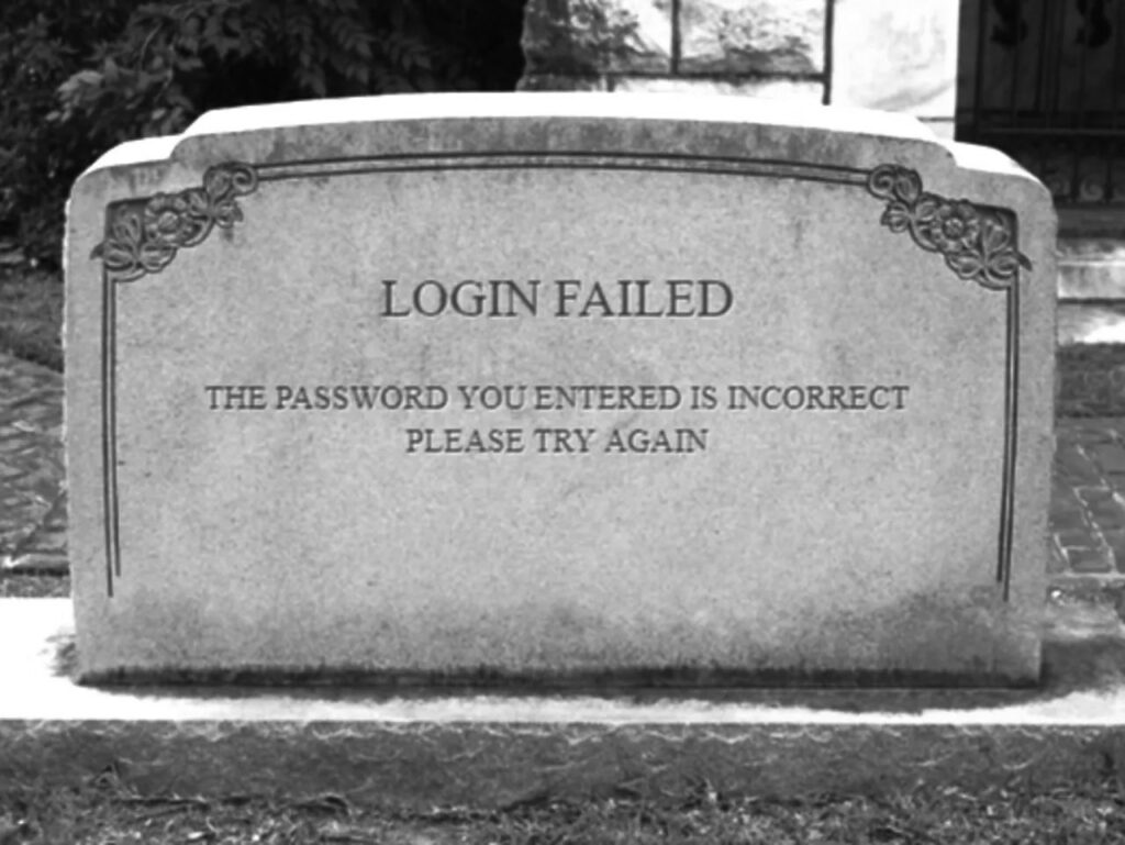 login failed tombstone